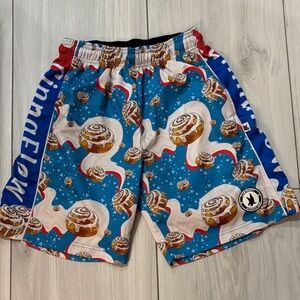 Colorful Kids Cinnamon Roll Shorts